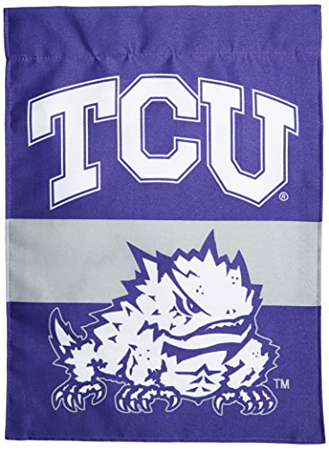 BSI NCAA Texas Christian Horned Frogs 2-Sided Garden Flag