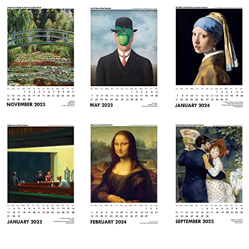 Image of Tallenge - Modern Masters - 2026 Wall Calendar - 12 x 17 Inches for Home & Office (Paper, Wall Calendar)