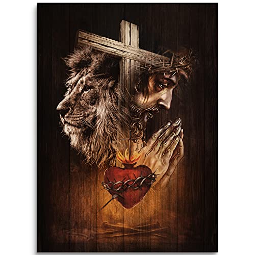 Impression sur toile Jésus Christ, peinture d'art mural de prestige pour intérieur moderne