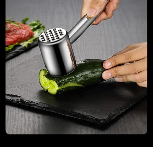 Meat Tenderizer | Stainless Steel Meat Mallet - Heavy Duty Meat Pounder For Pounding Beef, Steak, Chicken, Pork #TOP6