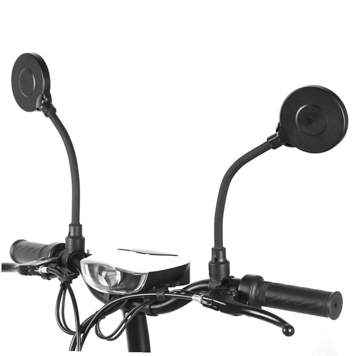 2 piezas Espejos Retrovisores Ajustables para Bicicletas de Espejos Convexos para Bicicletas de y Eléctricas Instalación Compatible con Manillares