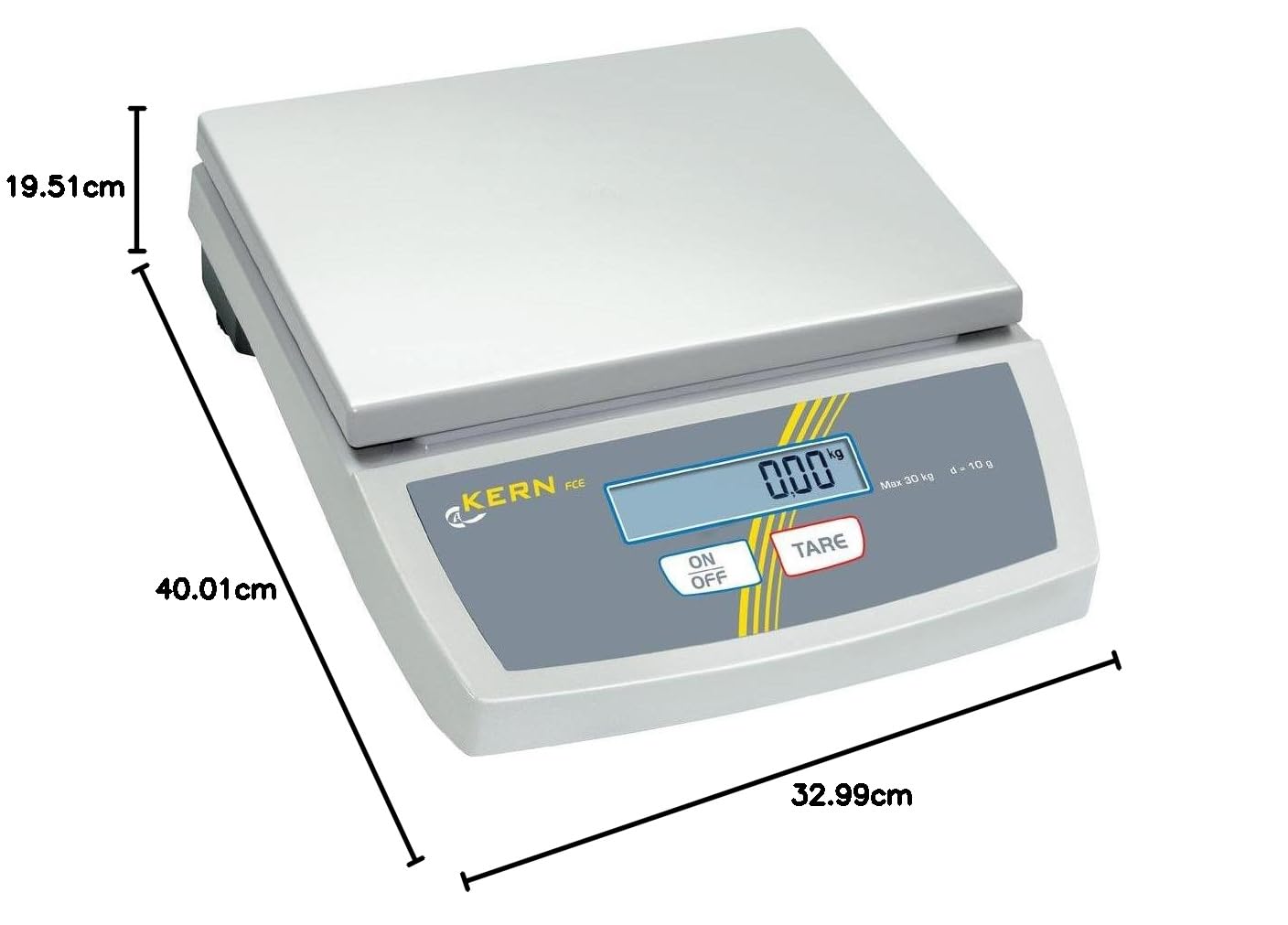 KERN FCE 15K5 - Bilancia da tavolo, 15 kg