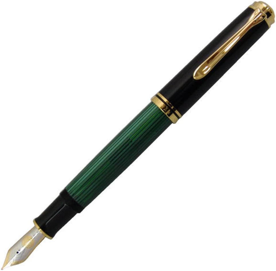 Pelikan Premium M600 fountain pen F Plume black/greem