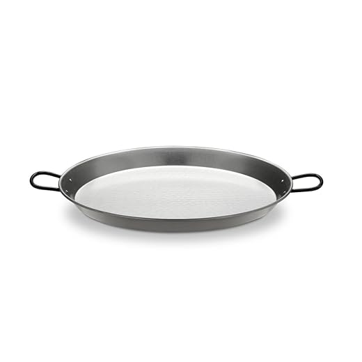 Edm - Paella Tradicional Acero Pulido Ø38Cm (8 Personas) En Oferta Vaello Paellera De Acero Pulido 38Cm