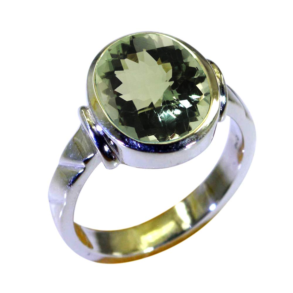 55Carat Choose Your Color Natural Gemstone Sterling Silver Statement Rings Oval Shape Handmade Sizes 5-12…