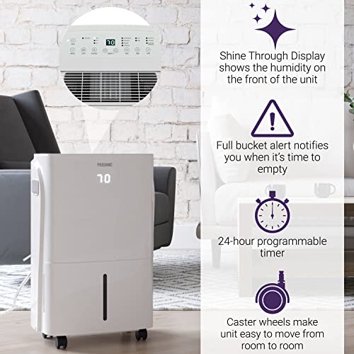 Freonic FHCD351AWG 35 Pint Dehumidifier | Led Display thumb #3