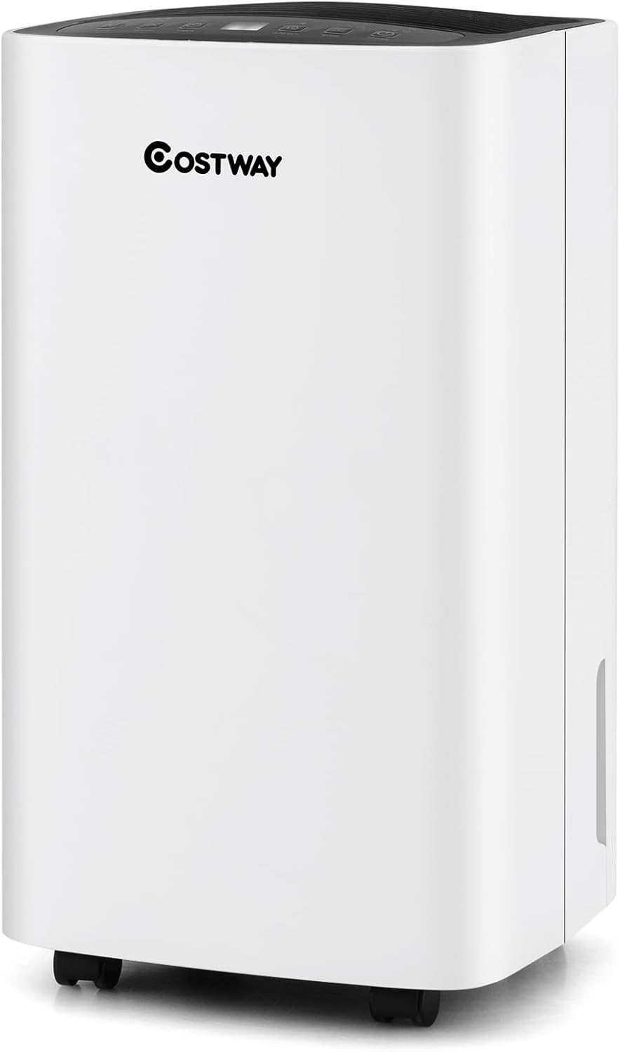 COSTWAY Dehumidifier for Large Room and Basements, Portable 30 Pints Dehumidifier with 3 Modes, 2 Speeds, Low Noise, 24H Timer, Auto or Manual Drainage