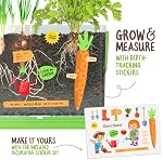 Root Viewer Kit for Kids - Grow Your Own Plant Garden for Boys & Girls - Science STEM Toy & Craft Growing Kits for Ages 4-8 Birthday Gifts for Boy, Girls 4, 5, 6, 7, 8, Year Old - Gardening Set Toys