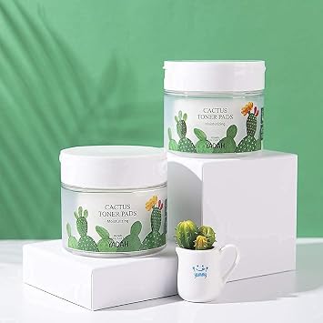 YADAH Green Tea Cleansing Balm with Cactus Toner Pad Bundle