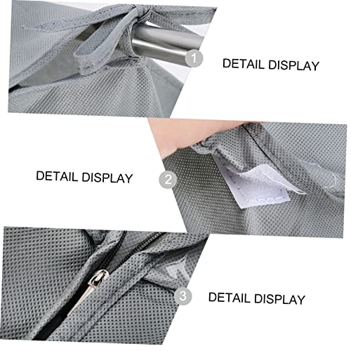 GLEAVI Hanging Garment Bag for Clothing Storage Protects Your Clothes from Dust and Pet Hair Zipper and Folding Design2