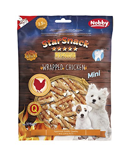 Nobby STARSNACK Barbecue MINI Wrapped Chicken 375 g – Ansicht 1