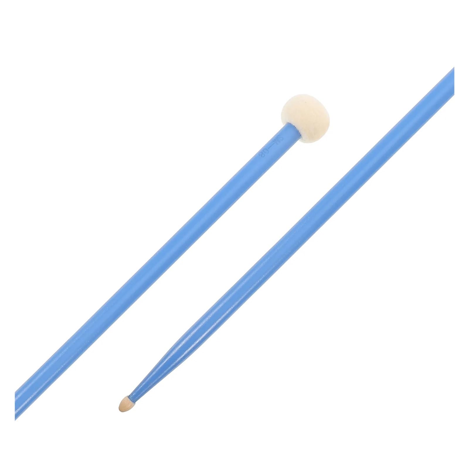 1 Par De Mazos De Timbales De Fieltro De Doble Cabeza De Arce