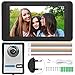 Produktbild Bewinner Video Türsprechanlage, Video Intercom Türklingel,7 Zoll Foto Shooting Touchscreen Video Gegensprechanlage mit Outdoor Überwachungsfunktion/Freisprech Intercom Funktion(EU-Stecker)