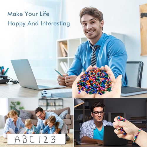 Magnetic Ferrite Putty Rock, More Than 1000 Mini Weak Magnet Smooth Ferrite Pebbles, Small Magnetic Beads Fidget Adults Toys for Office,Tiny Magnet Balls Fidget Toys for Adults and ADHD - Image 6