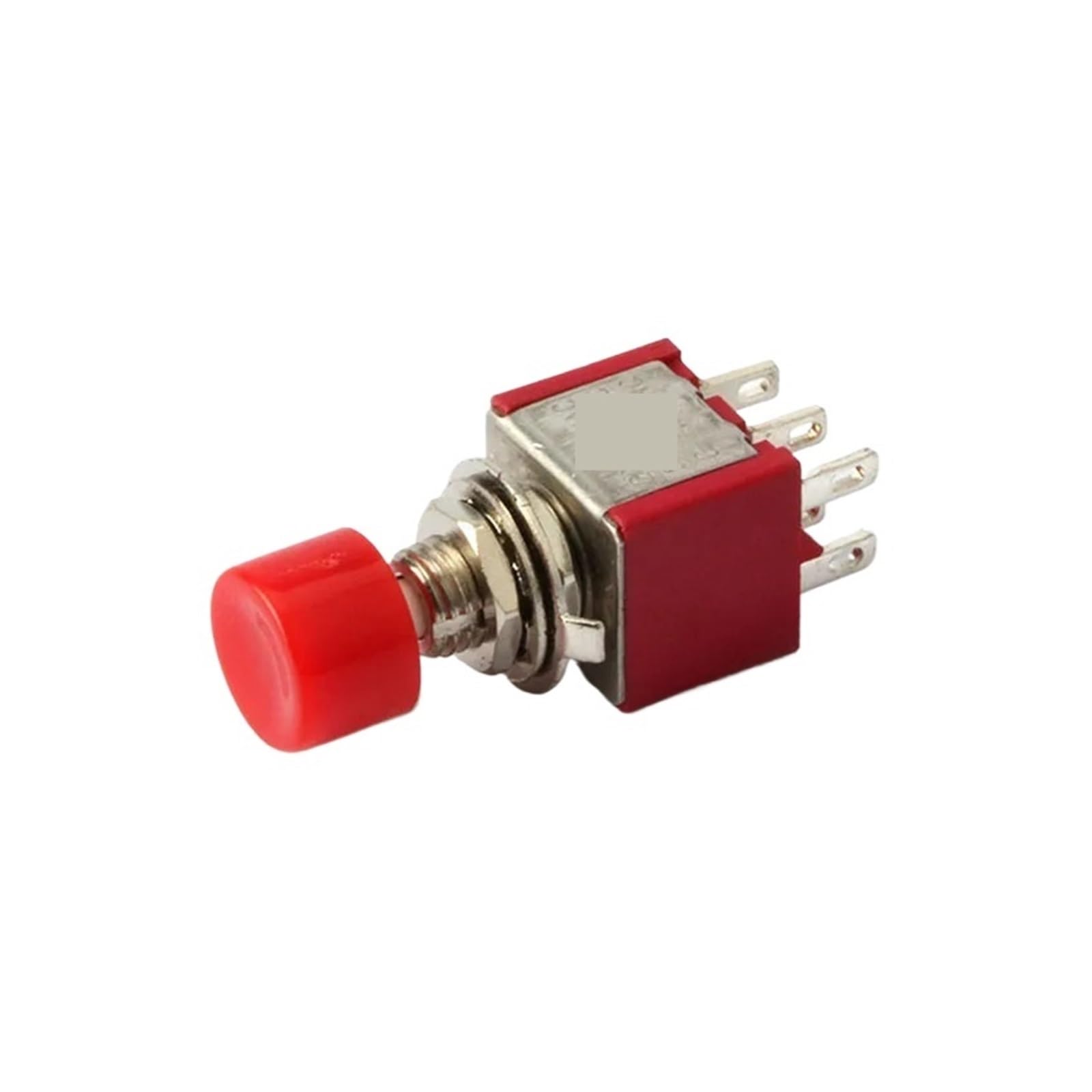 PS-202 Mini 6 mm czerwony zielony 6-pinowy przełącznik przyciskowy 5 szt