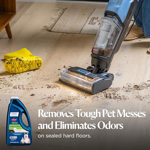 Image of Bissell Multi-Surface Pet Formula with Febreze Freshness, 22951, 64 Fl Oz, Use on Sealed Hard Floors, and Area Rugs, Removes Tough Messes, Febreze Freshness