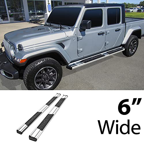 Estribos HD Ridez OE Style Mirror Polished para Jeep Gladiator miniatura 2