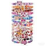 JUNJIEFU 12 Piezas Pulseras para Niñas, Navidad