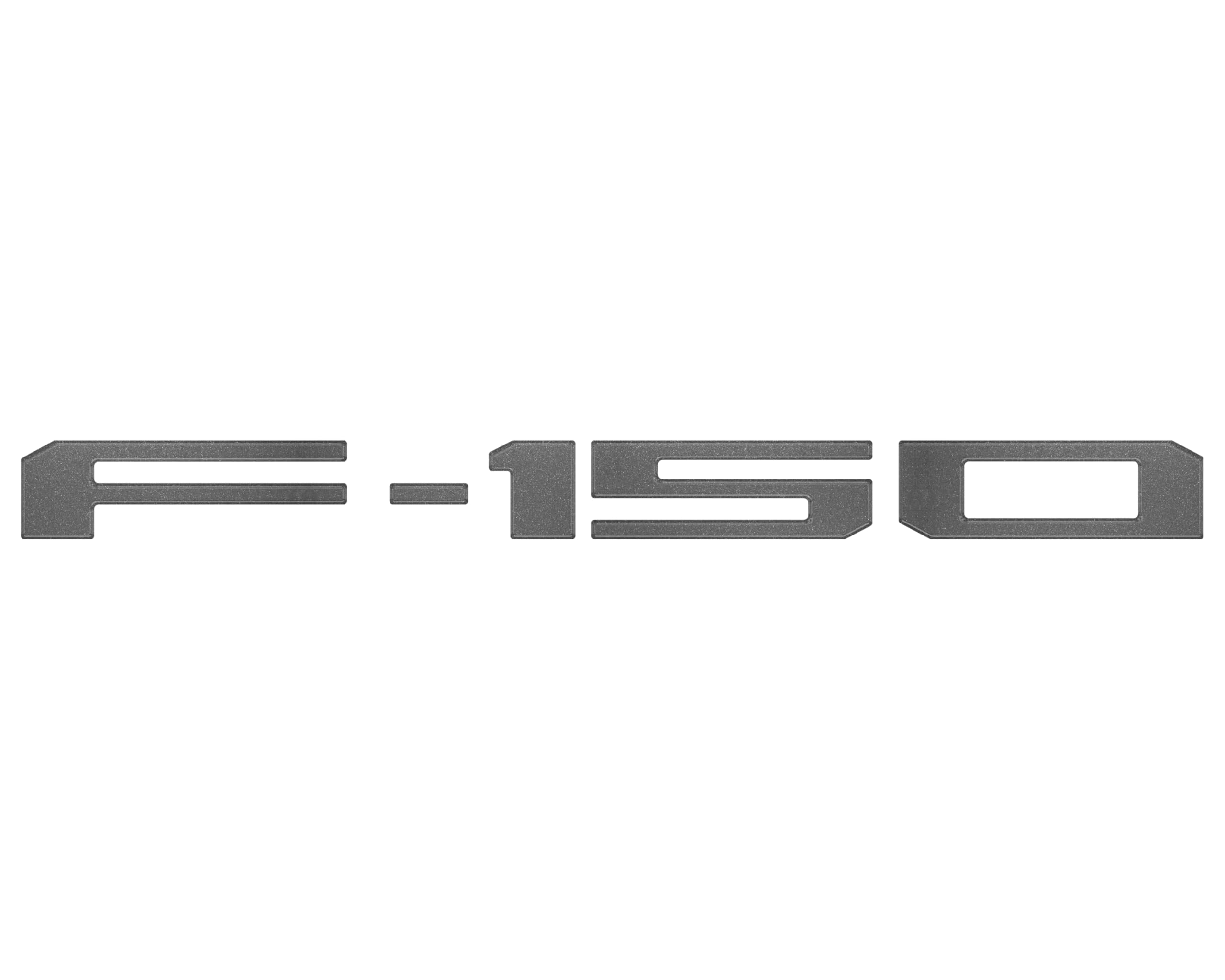 F-150 Tailgate Emblem Letter Inserts - Compatible with 2021-2026 F-150