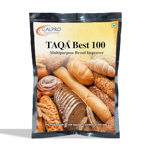 Image of Calpro's Taqa Best 100 - 250G | Multipurpose Bread Improver | Enhances Dough Rise, Crust & Freshness | 100% Vegetarian