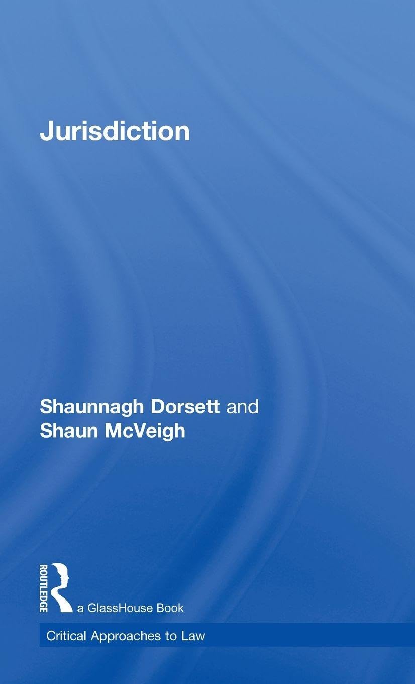 Buy Jurisdiction (Critical Approaches to Law) — BookShops.in