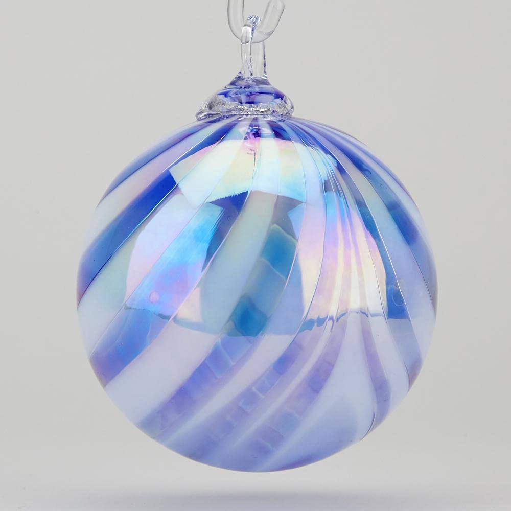 Glass Eye Studio Classic Round Contemporary Artisan Series- Blue Lagoon