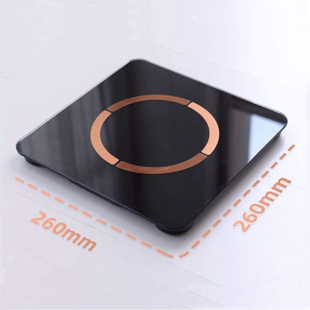 Inteligentna waga Bluetooth do pomiaru tkanki tłuszczowej, cyfrowa waga łazienkowa Bluetooth do wagi ciała, BMI, wagi wody, wagi tkanki tłuszczowej