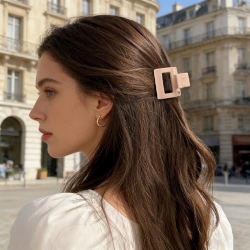 Image of 10 pcs Small Claw Clips for Women Girls, Mini Matte Hair Clips for Thin /Medium Hair, Nonslip Claw Clips for Short Hair Accessories, Cute Mini Hair Claw Clips for Fine Hair (2 Styles)