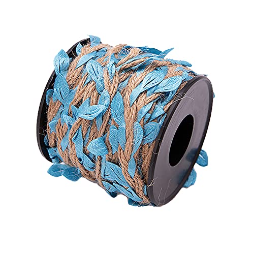 Recopilación de Yute azul los 5 más buscados. 49 Cuerda de yute natural de 33 pies de hoja azul de yute de 3 capas de 2 mm, cuerda de cáñamo de arpillera, resistente para colgar decoración de jardinería o para artes y...