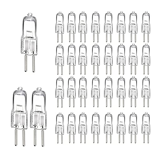 QJFORU Ampoules halogènes G5.3 12 V 20 W 35 W 50 W 75 W Blanc chaud Lot de 35 pièces(G5.3-12v-20w)