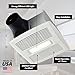 Broan-NuTone Bathroom Exhaust Fan with LED Light and Roomside Installation, Energy Star Certified, 110 CFM, Very Quiet 1.0 Sones White, AE110L