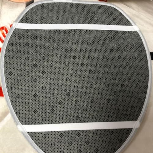 Set de 3 piezas de alfombrillas de baño lavables estampado textil para inodoro 3