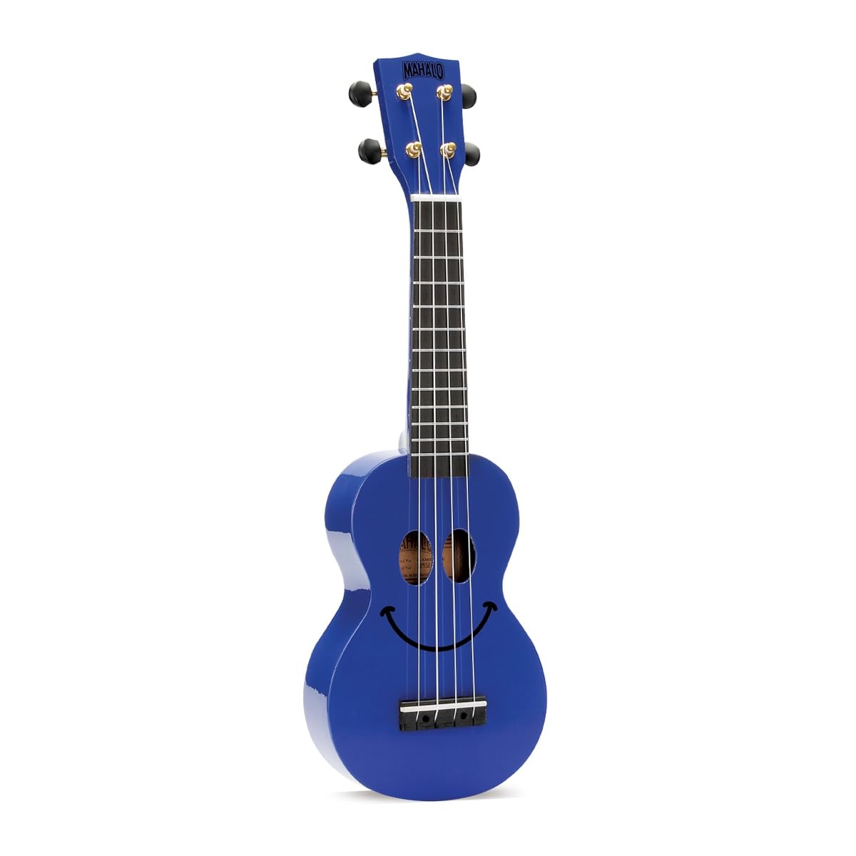 Mahalo USMILE/BU Ukulele soprano Smiley, blu U/SMILE BU