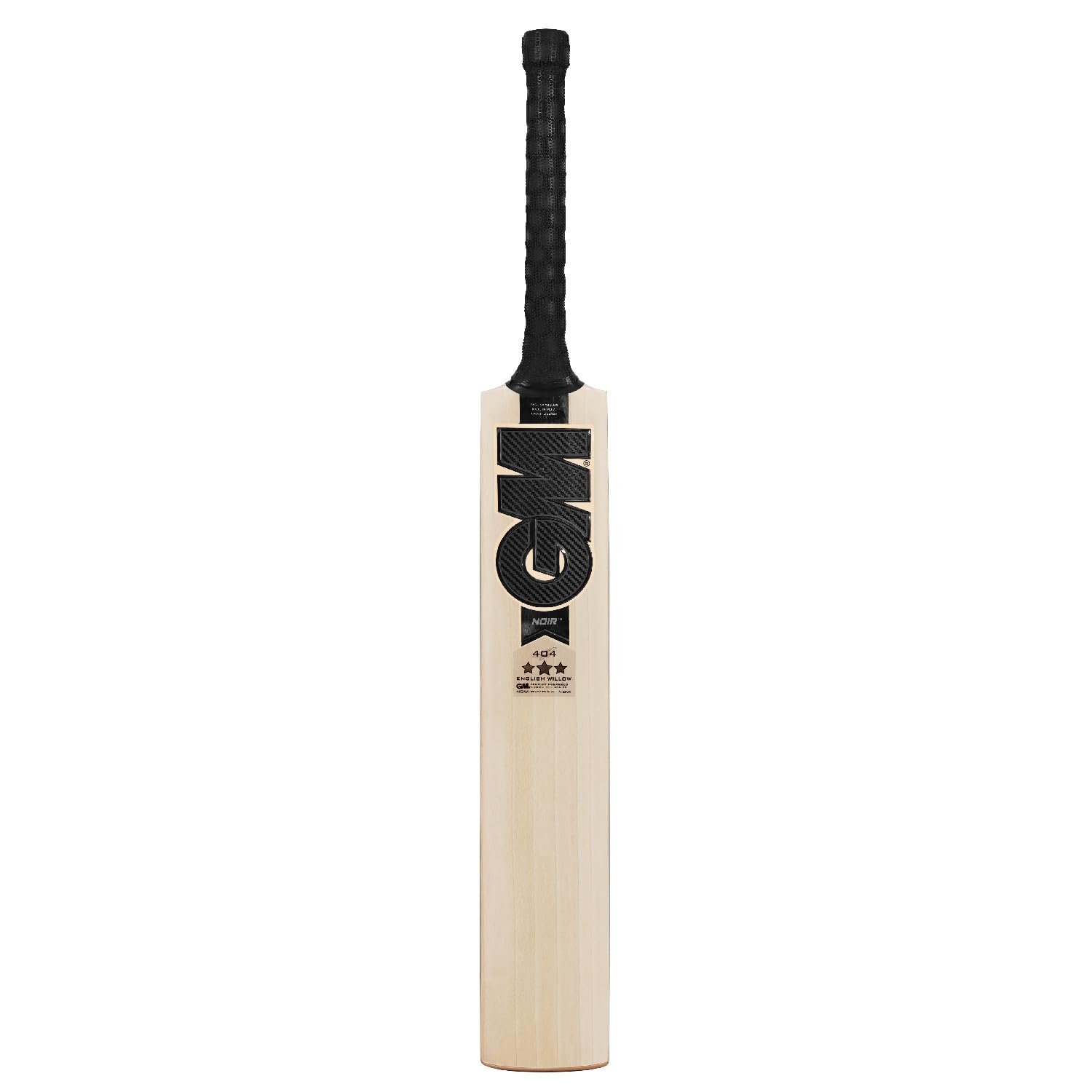 GM Noir 404 English Willow Cricket Bat for Men and Boys | Size-4 | Ready to Play | Lightweight | Free Cover |-image-11