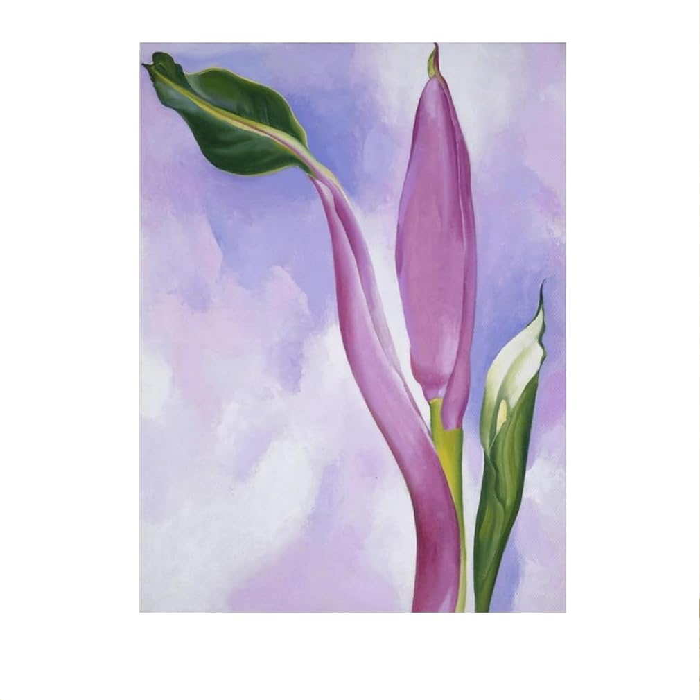 LHHJF LJHFA Georgia O'Keeffe Poster Vintage Canvas Painting Artworks Picture Georgia O'Keeffe Wall Art And Prints For Home Modern Decor 40x60cmx1 No Frame