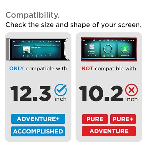 Image of SPARTAN SHIELD {4 PACK} Screen Guard For TATA SIERRA 2025+ || ADVENTURE+ / ACCOMPLISHED || 12.3 Inch Infotainment Touchscreen + 10.25 Inch Instrument Cluster + Sterring + AC Panel + Protector || Anti Scratch | Water Resistant | HD Clarity || TataSierra Car Accessory 2026 [NOT TEMPERED GLASS]