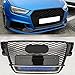 CIMOO Auto-Frontgrill, KüHlergrill-FrontstoßStange, KüHlergrill-Ersatzauto FüR Audi A5 S5 B8 2008-2011(Refit for Rs5 Quattro Style) RennzubehöR