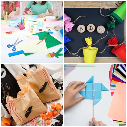 360 Blatt Seidenpapier Bunt, 36 Farben A4 Tissue Paper Seidenpapier zum Verpacken 16 g/m² Geschenkpapier für DIY Basteln Verpackung Weihnachten