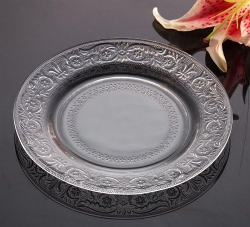 StudioSilversmiths 30001 Placa de vidrio de diseño mediano - 7 pulgadas.