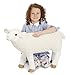 Melissa & Doug- Pecora Gigante-Animale Imbottito Realistico Peluche, Colore Bianco, 60 cm, 18265