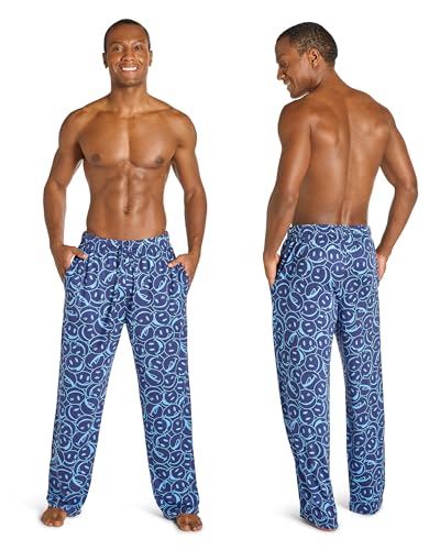 JOE BOXER Sleepwear Mens Pajama Pants, Yummy Jersey Printed Mens Sleep Pants with Pockets, Soft PJ Bottoms3