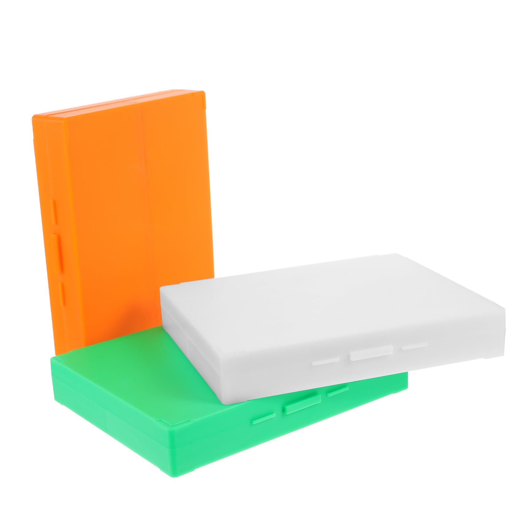 CHILDWEET 3pcs Boxes Laboratory Supply Microscope Slide Storage Tray Microscope Slide Container Reusable Slides Boxes Microscope Slide Holder Lab Microscope Slide Tray Abs