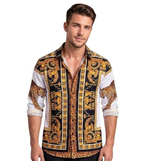 Men’s Premium Printed Casual Shirt | Full Sleeve Stylish Shirt for Men | Designer Western for Office, Party, Club & Casual Wear-image-20