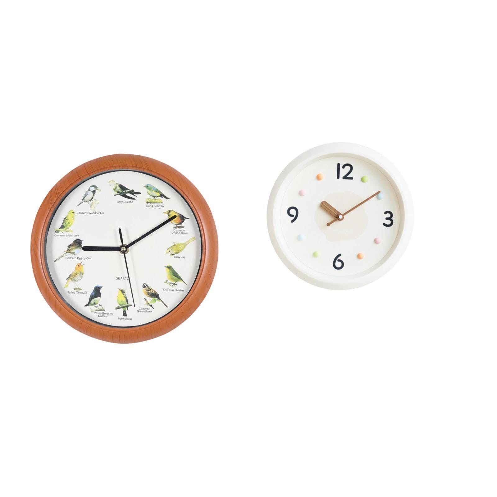 Harmonious Wall Clock with Large Numerals Quiet Movement Decorative Hanging Clock for Kitchen Home Office Study Room Walls Decor-image-1