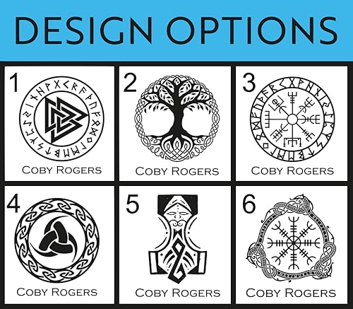 Personalized Viking Wallet for Men, Nordic Viking Gifts for Men, Vikings Wallet, Custom Wallets for Men, Nordic Mythology Leather Engraved Mens Wallets2