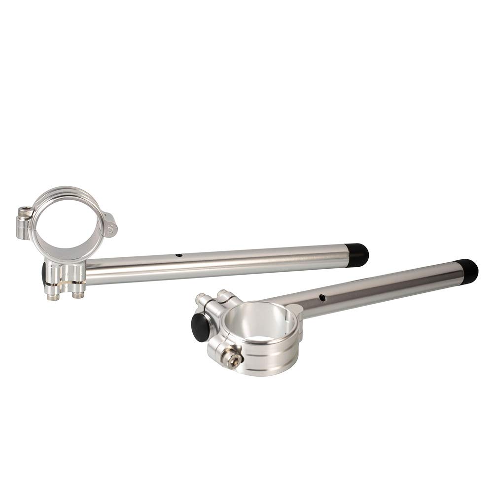 Demi-Guidons à Clipser 43mm, Tubes CNC En Aluminium De 7/8 Po Accessoires Moto,Pour Yamaha YZF R6,pour Kawasaki ZX6R, Pour CBR600 F4/F4I,pour Speed Triple 900,pour GSX750R/GSX1100R (Or