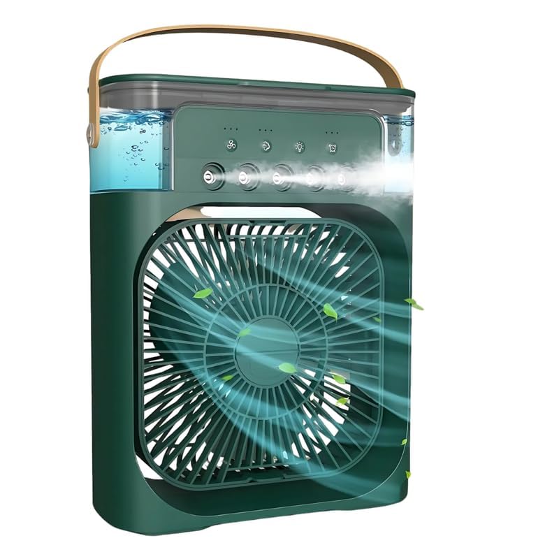 Drumstone 𝐄𝐯𝐞𝐫𝐲𝐝𝐚𝐲 𝐄𝐬𝐬𝐞𝐧𝐭𝐢𝐚𝐥𝐬, 𝟏𝟓 𝐘𝐞𝐚𝐫 𝐖𝐚𝐫𝐫𝐚𝐧𝐭𝐲, Green Personal Air Cooler, USB Type C Mini Cooling Fan, Three Mist Modes, Portable Desktop Fan for Home Office-image-27
