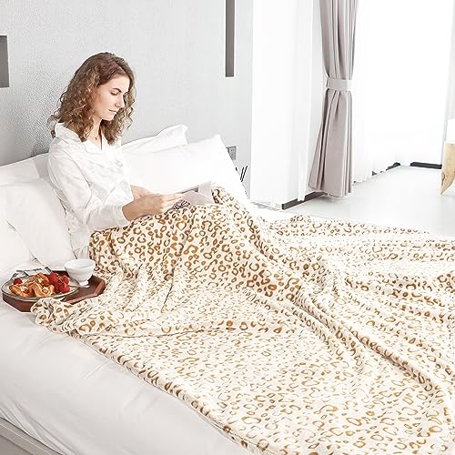 Zhiku LEOPARD BLANKET-02 Soft Kids Blanket Lightweight Fleece Blanket Plush Throw Blankets 40 Inchx50 Inch thumb #2