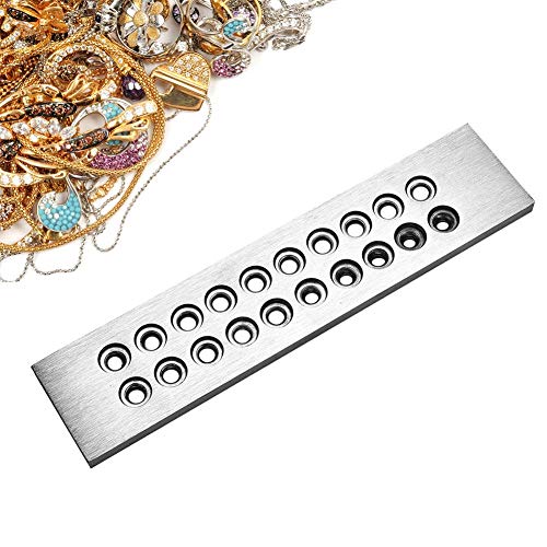 ZJchao Wire Drawplate, Round Shape Tungsten Carbide Wire Drawplate Jewelry Tools for Manufacturing Jewelry (#3)