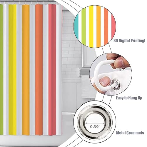 Srinkoc RIV001 Rainbow Shower Curtain thumb #4